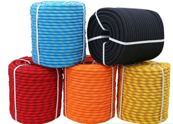 jakość  8mm-20mm Polypropylene Rope Blue Rescue Solid Braid Polypropylene Rope fabryka