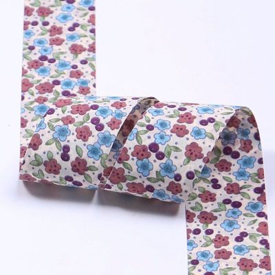 Personalizowana Eco Friendly 25mm Branded Fabric Tape Roll OEM/ODM Service Drukowana wstążka wzoru