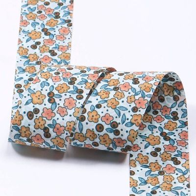Personalizowana Eco Friendly 25mm Branded Fabric Tape Roll OEM/ODM Service Drukowana wstążka wzoru