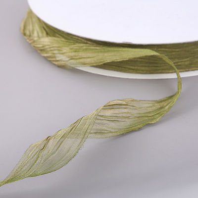 Owijanie prezentów 25mm Organza wstążka Korea 2,5cm Sheer Wired Ribbon