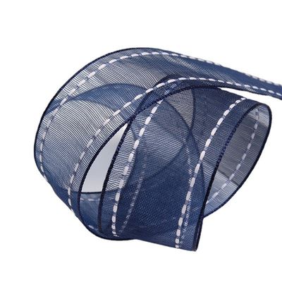 25 mm spinacz 38 mm zszyta poliestrowa wstążka do opakowania kwiatów