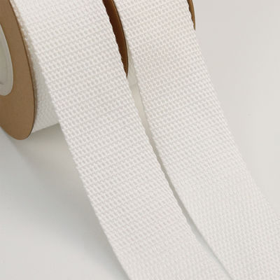 Polityester Biała Taśma Bawełniana ISO14001 Personalized Cotton Ribbon