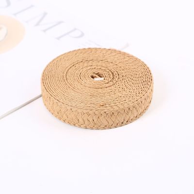 Świadectwo FSC Raffia Woven Paper Ribbon Eco Friendly Wrapping Gift Paper Ribbon