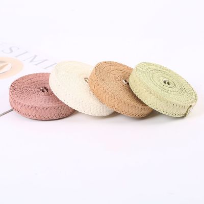 Świadectwo FSC Raffia Woven Paper Ribbon Eco Friendly Wrapping Gift Paper Ribbon