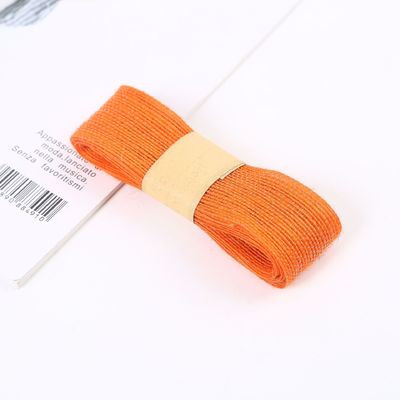 Orang Red Green Jute Burlap Ribbon Wielofunkcyjna, Cienka wstążka