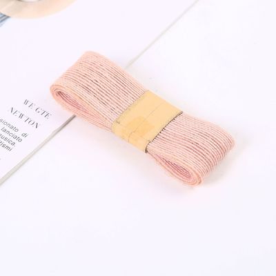 Orang Red Green Jute Burlap Ribbon Wielofunkcyjna, Cienka wstążka