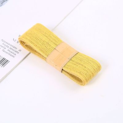Orang Red Green Jute Burlap Ribbon Wielofunkcyjna, Cienka wstążka