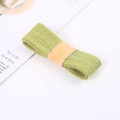 Orang Red Green Jute Burlap Ribbon Wielofunkcyjna, Cienka wstążka