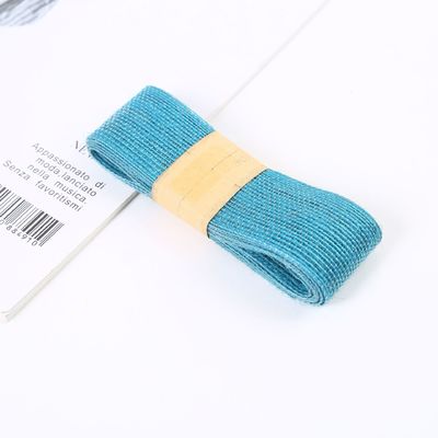 Orang Red Green Jute Burlap Ribbon Wielofunkcyjna, Cienka wstążka