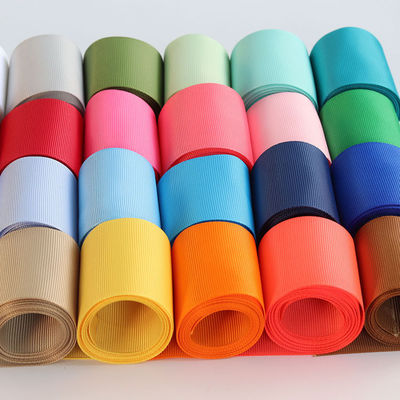 RPET Recykling Polyester Grosgrain Ribbon By The Yard Certyfikat GRS