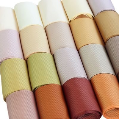RPET Recykling Polyester Grosgrain Ribbon By The Yard Certyfikat GRS