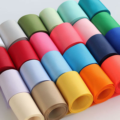 RPET Recykling Polyester Grosgrain Ribbon By The Yard Certyfikat GRS