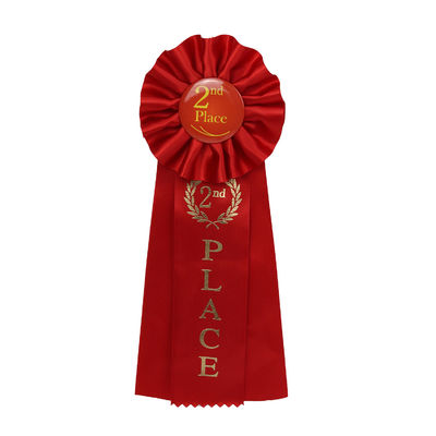 Biały Błękitny Pre Made Satyn Łuki Medal Satyn Łuki Do Rzemiosła