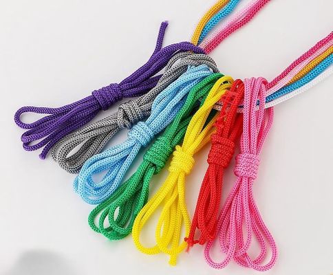 Różowa DIY 3mm Polypropylen Liny fioletowe Dwukrotnie splecione Polypropylen Liny