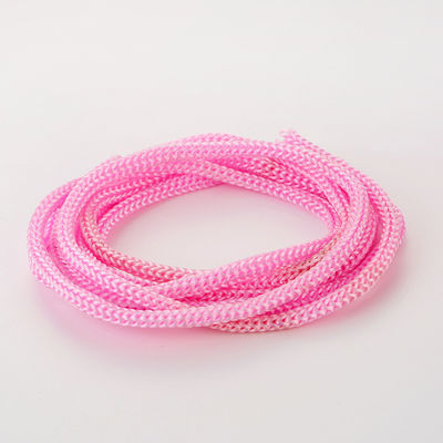 Różowa DIY 3mm Polypropylen Liny fioletowe Dwukrotnie splecione Polypropylen Liny