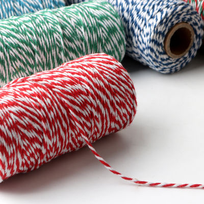 DIY 2 struny skręcony sznurek 550 funtów 2 mm bawełniany makram sznurek