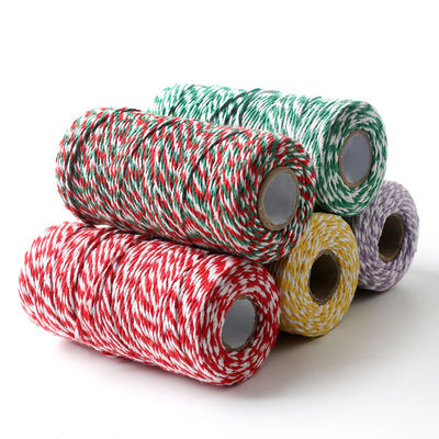 DIY 2 struny skręcony sznurek 550 funtów 2 mm bawełniany makram sznurek
