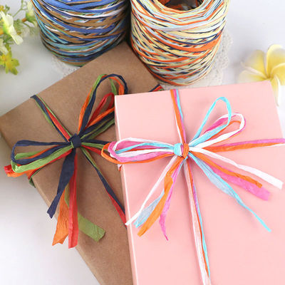 Wiązka papierowa Diy Raffia 100m Wiązka papierowa świąteczna