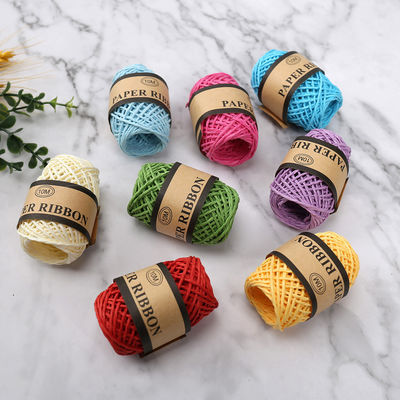 Kolorowa linia papierowa 2mm 10m Eco Friendly DIY Craft Paper Rope