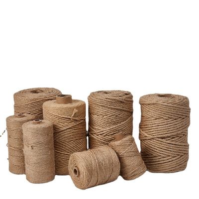 1mm-20mm Kolorowy Jute Twine ISO9001 Eco Friendly 6mm Jute