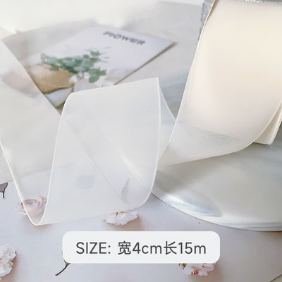 Wielkiej gęstości poliester organza wstążka 40 mm do luksusowego opakowania prezentów