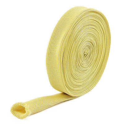 Płyty ognioodporne z dzianin żółtych 20 mm szerokości Kevlar Tubular Webbing