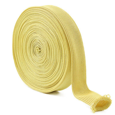 Płyty ognioodporne z dzianin żółtych 20 mm szerokości Kevlar Tubular Webbing