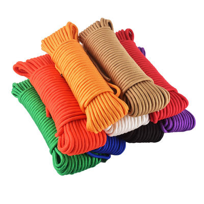 Orange Nylon Tent Elastyczna sznurka 2mm-10mm regulowalna sznurka