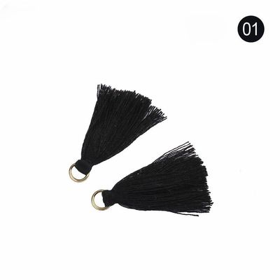 Kolorowy bawełniany Tassel 3cm Dekoracja odzieży Bawełniane nici Tassels