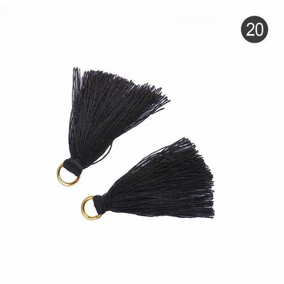 Kolorowy bawełniany Tassel 3cm Dekoracja odzieży Bawełniane nici Tassels
