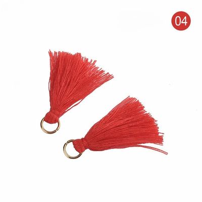 Kolorowy bawełniany Tassel 3cm Dekoracja odzieży Bawełniane nici Tassels