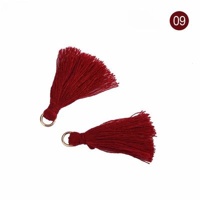 Kolorowy bawełniany Tassel 3cm Dekoracja odzieży Bawełniane nici Tassels