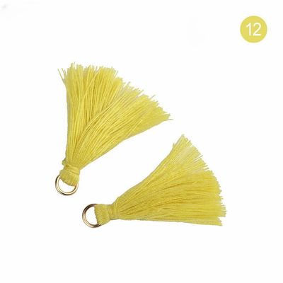 Kolorowy bawełniany Tassel 3cm Dekoracja odzieży Bawełniane nici Tassels