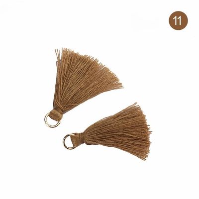 Kolorowy bawełniany Tassel 3cm Dekoracja odzieży Bawełniane nici Tassels