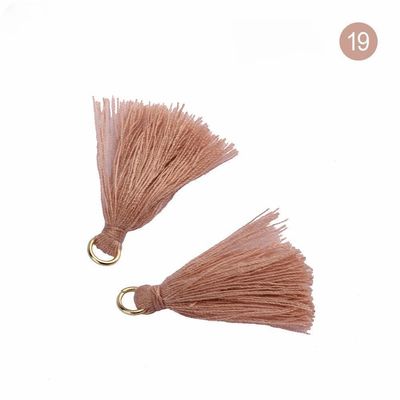 Kolorowy bawełniany Tassel 3cm Dekoracja odzieży Bawełniane nici Tassels