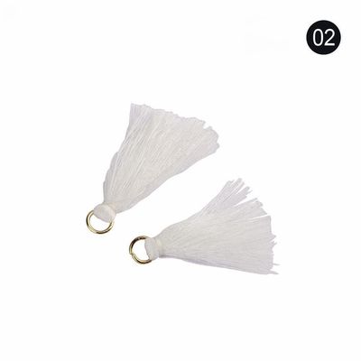 Kolorowy bawełniany Tassel 3cm Dekoracja odzieży Bawełniane nici Tassels