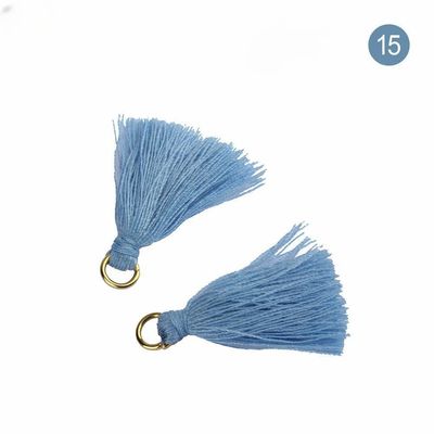 Kolorowy bawełniany Tassel 3cm Dekoracja odzieży Bawełniane nici Tassels