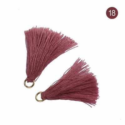 Kolorowy bawełniany Tassel 3cm Dekoracja odzieży Bawełniane nici Tassels