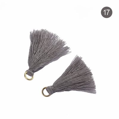 Kolorowy bawełniany Tassel 3cm Dekoracja odzieży Bawełniane nici Tassels