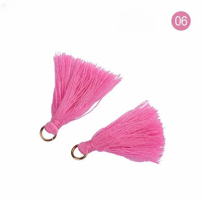 Kolorowy bawełniany Tassel 3cm Dekoracja odzieży Bawełniane nici Tassels