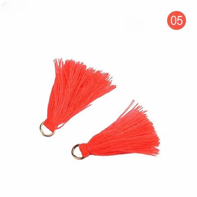 Kolorowy bawełniany Tassel 3cm Dekoracja odzieży Bawełniane nici Tassels