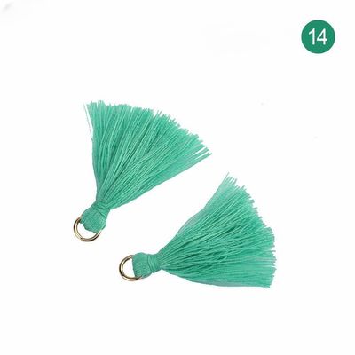 Kolorowy bawełniany Tassel 3cm Dekoracja odzieży Bawełniane nici Tassels