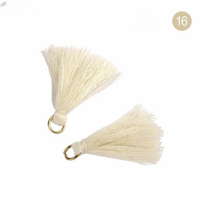 Kolorowy bawełniany Tassel 3cm Dekoracja odzieży Bawełniane nici Tassels