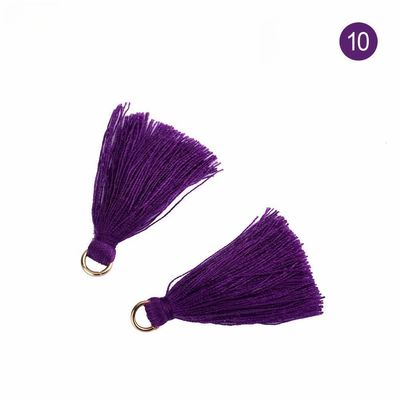 Kolorowy bawełniany Tassel 3cm Dekoracja odzieży Bawełniane nici Tassels