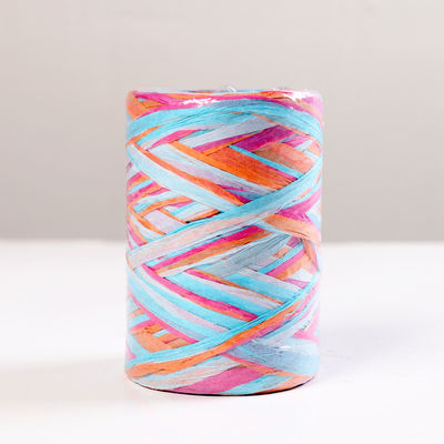 Raffia Skręcona sznurka papierowa 80m DIY Ręka papierowa przyjazna dla środowiska