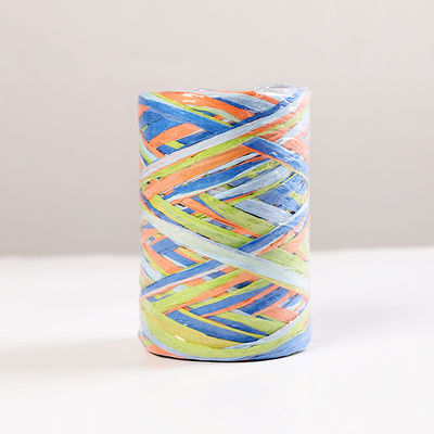 Raffia Skręcona sznurka papierowa 80m DIY Ręka papierowa przyjazna dla środowiska