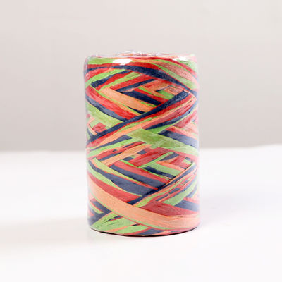 Raffia Skręcona sznurka papierowa 80m DIY Ręka papierowa przyjazna dla środowiska