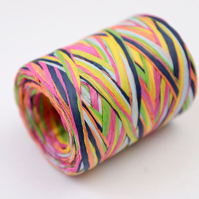 Raffia Skręcona sznurka papierowa 80m DIY Ręka papierowa przyjazna dla środowiska
