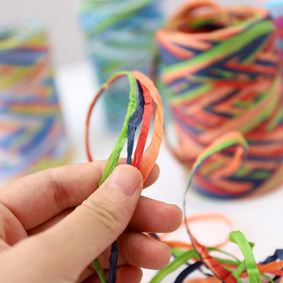Raffia Skręcona sznurka papierowa 80m DIY Ręka papierowa przyjazna dla środowiska