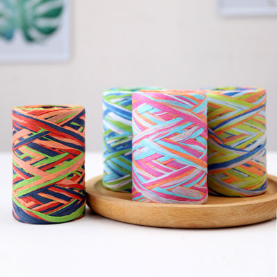 Raffia Skręcona sznurka papierowa 80m DIY Ręka papierowa przyjazna dla środowiska